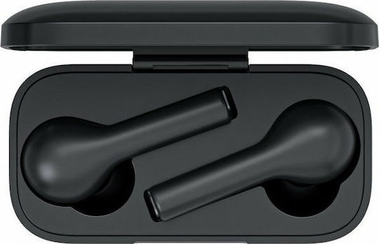 QCY T5 In-ear Bluetooth Handsfree Ακουστικά με Αντοχή στον Ιδρώτα και Θήκη Φόρτισης Μαύρα