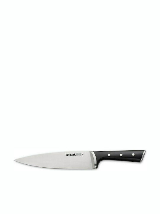 Tefal Ice Force Knife Set with Block from Stainless Steel 5pcs