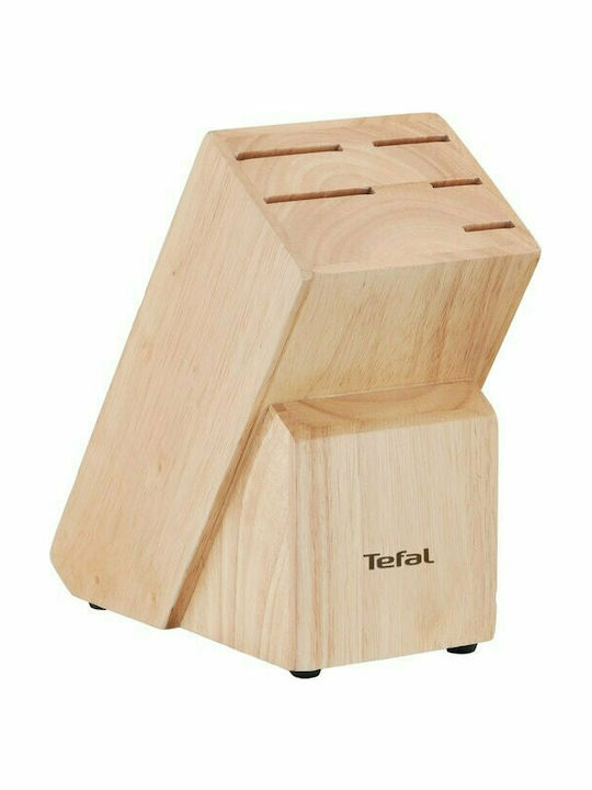 Tefal Ice Force Knife Set with Block from Stainless Steel 5pcs