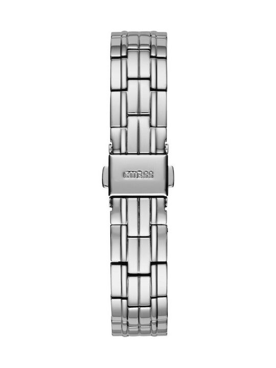 Guess Women's Watch with Silver Metal Bracelet