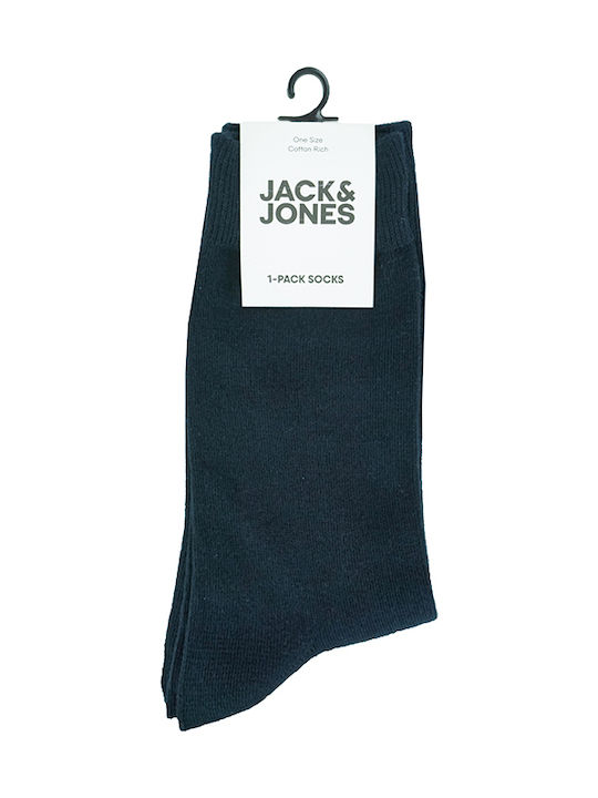 Jack & Jones Herren Einfarbige Socken Navy 1Pack