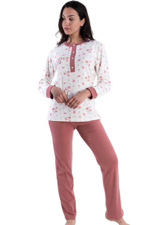 Rachel Set Winter Women's Pajamas Beige