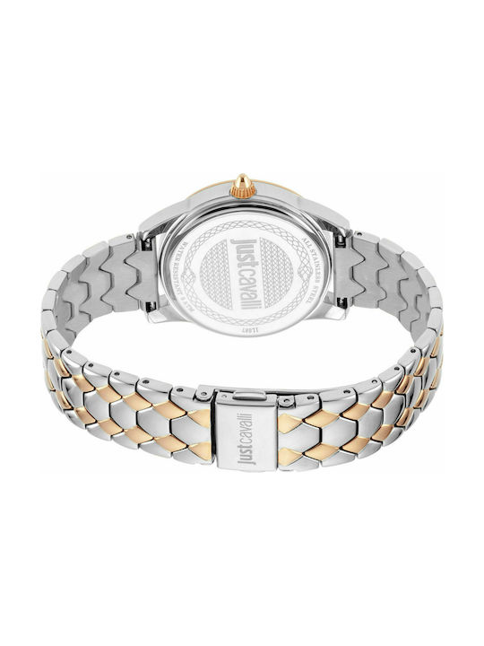 Just Cavalli Segue Watch with Metal Bracelet