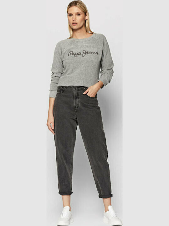 Nana Women's Sweatshirt Hooded Grey Marl