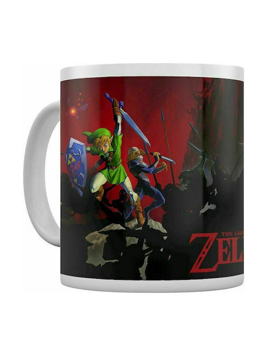 Pyramid International The Legend of Zelda - Battle Schimbare de Căldură Cană Ceramică Roșie 315ml 1buc