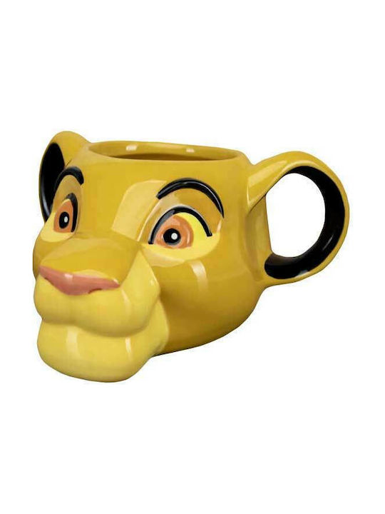 Paladone Disney - Simba Κούπα Κεραμική Κίτρινη 500ml