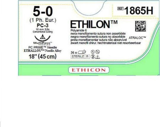 Ethicon Ethilon 5-0 Ράμματα μη Απορροφήσιμα