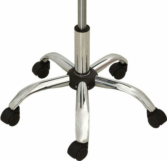 vidaXL Räder Hocker 49cm Weiß