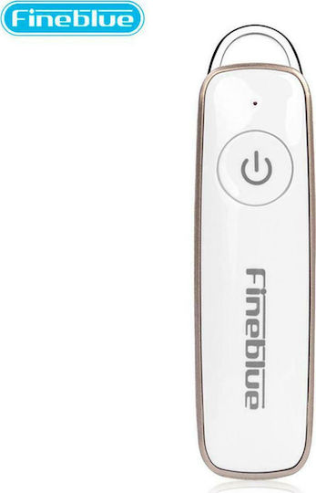 Fineblue F515 Earbud Bluetooth Handsfree Ακουστικό Λευκό