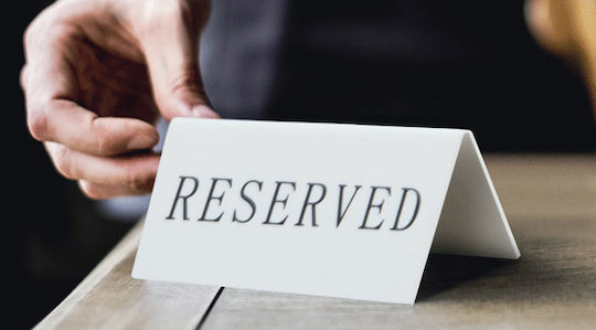 Securit Ταμπελάκι "Reserved" Π10xΒ5xΥ4cm
