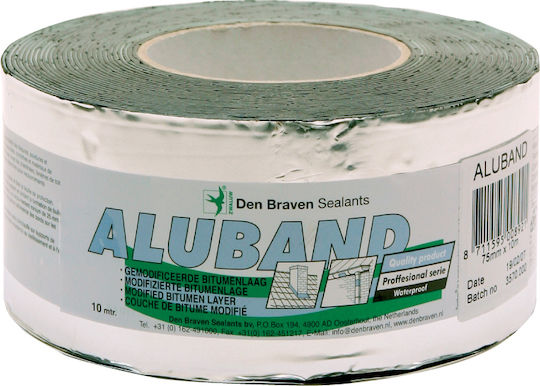 Bostik Den Braven Red Bituminous Tape with Aluminum Coating 200425