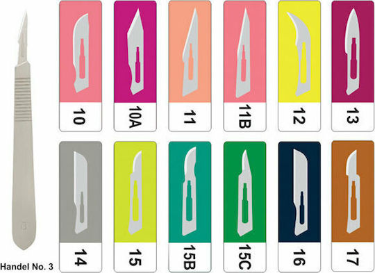 Medical Scalpel No11 11BC 100 Pieces
