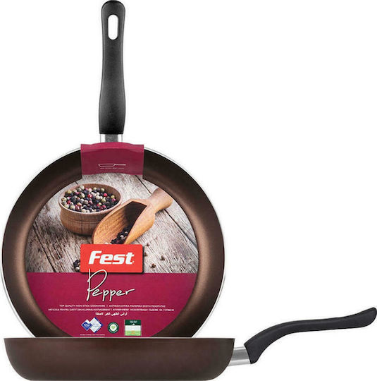 Fest Βαθύ Pepper Τηγάνι από Αλουμίνιο με Αντικολλητική Επίστρωση 20cm