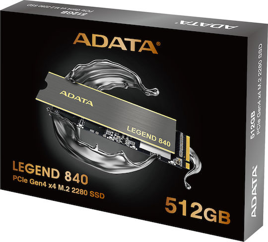 Adata Legend 840 SSD 512GB M.2 NVMe PCI Express 4.0 ALEG-840-512GCS