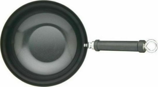 Kitchen Craft Wok από Ανθρακούχο Χάλυβα με Αντικολλητική Επίστρωση 26.5cm