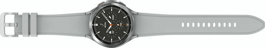 Samsung Galaxy Watch4 Classic 4G Stainless Steel 46mm Waterproof with eSIM and Heart Rate Monitor (Silver)