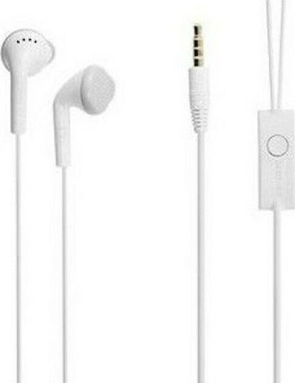 Samsung EHS61AS Bulk Earbuds Handsfree Ακουστικά με Βύσμα 3.5mm Λευκό