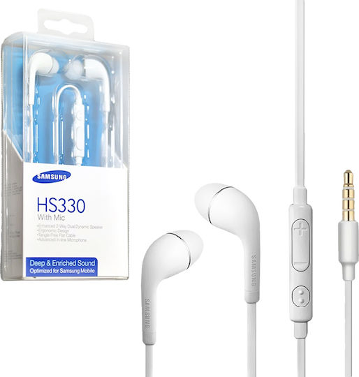 Samsung HS3303 In-ear Handsfree με Βύσμα 3.5mm Λευκό