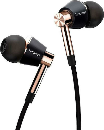 1More Triple Driver In-ear Handsfree με Βύσμα 3.5mm Χρυσό