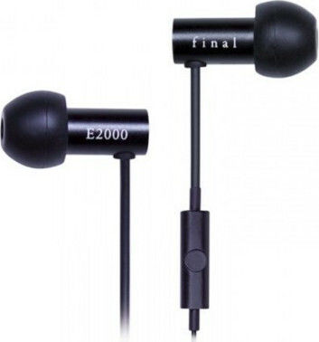 Final Audio E2000C In-ear Handsfree με Βύσμα 3.5mm Μαύρο