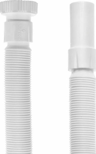Viospiral Plastic Double Siphon Sink Flexible with Output 40.5mm White