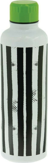 Paladone Beetlejuice Kids Water Bottle Aluminium with Screw-on Cap Non Spill 600ml