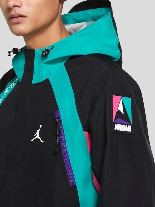 Jacke Wasserdicht Black / Green