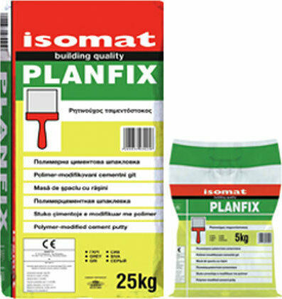 Isomat Planfix Concrete Based Putty Resinous Gray 5kg
