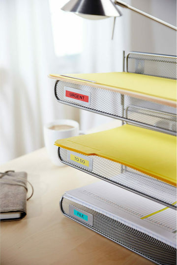 Dymo Label Maker Tape 7m x 19mm in Yellow Colour Compatible with Dymo D1 Dymo Rhino/IND