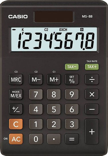 Casio Calculator Contabilitate 8 Cifre în Culoarea Negru 1buc