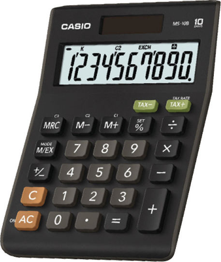 Casio Calculator Accounting 10 Digits in Black Color 1pcs