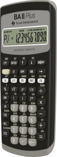 Texas Instruments Ba Ii Plus Αριθμομηχανή Επιστημονική σε Μαύρο Χρώμα
