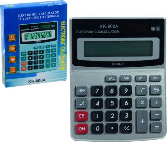 Kenko KK-800A Αριθμομηχανή 8 Ψηφίων σε Λευκό Χρώμα