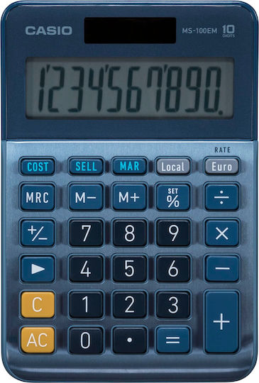 Casio Calculator 10 Digits in Blue Color 10pcs