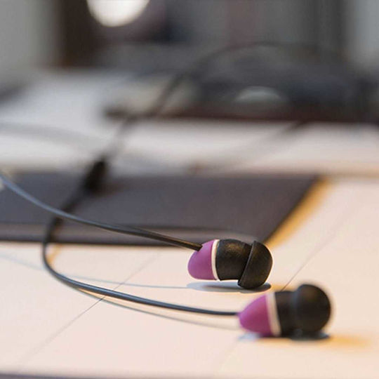 Allocacoc Earbeans Bass In-ear Handsfree με Βύσμα 3.5mm Μωβ