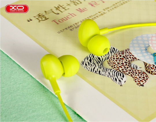 XO S6 In-ear Handsfree Headphones with Connector 3.5mm Green