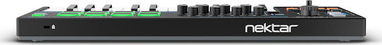 Nektar Midi Controller Impact Lx Mini με 25 Πλήκτρα Μαύρο
