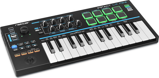 Nektar Midi Controller Impact Lx Mini με 25 Πλήκτρα Μαύρο
