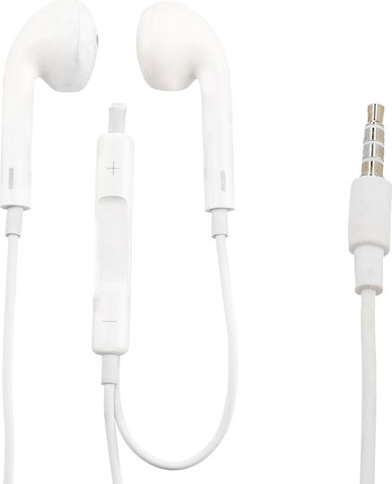 Lamtech LAM020663 Earbuds Freisprecheinrichtung Kopfhörer mit Stecker 3.5mm Weiß