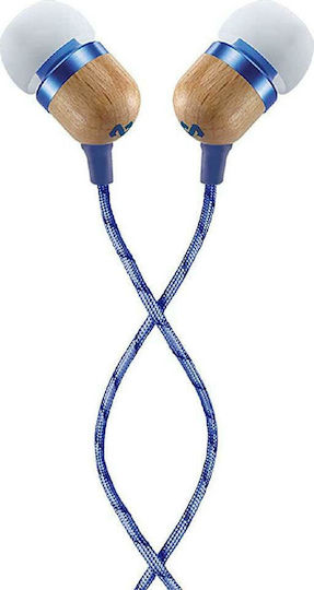 The House Of Marley Smile Jamaica Mic In-ear Handsfree with 3.5mm Connector Blue