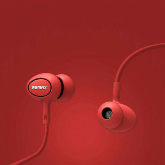 Remax RM-515 In-Ear Freihändig Kopfhörer mit Stecker 3.5mm Rot