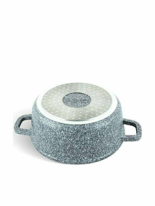 Edenberg Pots Set of Aluminum with Non-stick Coating Grey 8pcs