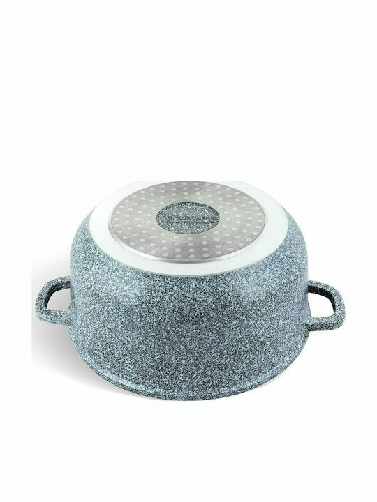Edenberg Pots Set of Aluminum with Non-stick Coating Grey 8pcs