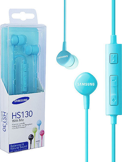 Samsung HS130 In-ear Handsfree with 3.5mm Connector Light Blue