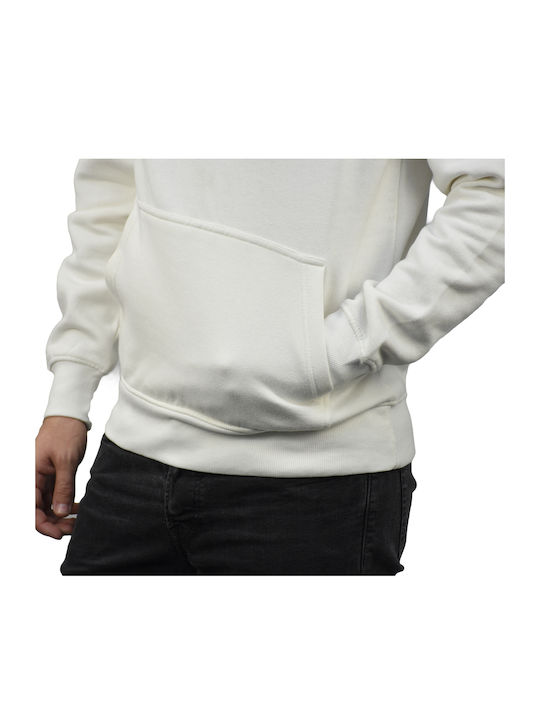 Sweatshirt with Hood Off White