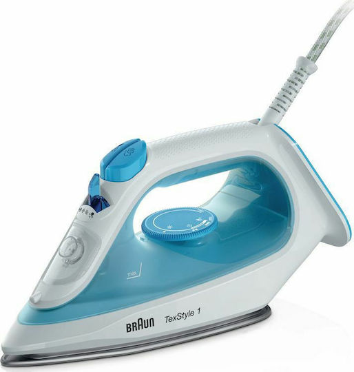 Braun SI 1050BL Dampfbügeleisen 2000W mit Keramik Platte und kontinuierlicher Dampfzufuhr von 25g/min