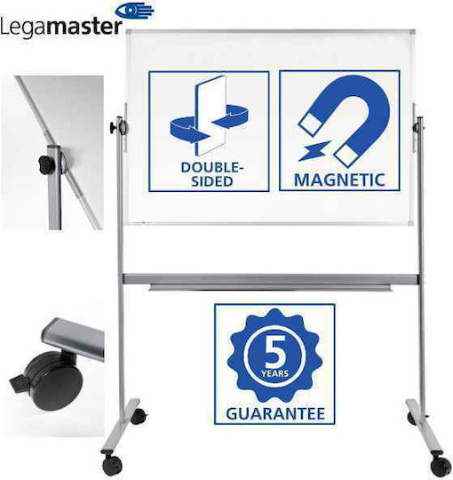 Legamaster Magnetic Tablă marker Tablă de seminar Pe roți Economy 100x150cm