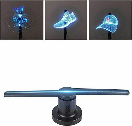 Πινακίδα LED Ολογράμματος Διπλής Όψης 42x11cm