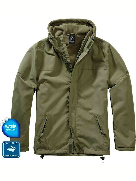 Frontzip Jacket Windproof Khaki