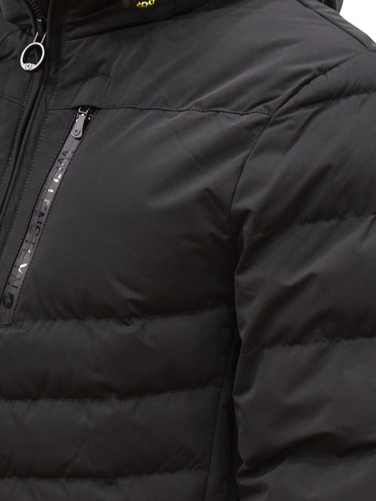 Carmenere Winter Jacket Puffer Black